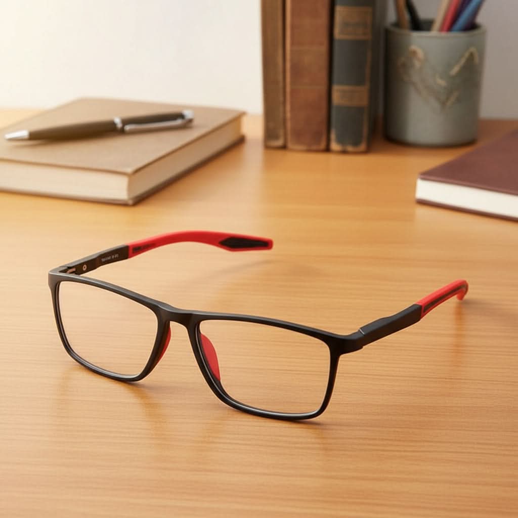 Reading Glasses Lightweight Flexible Frame Clear Lenses