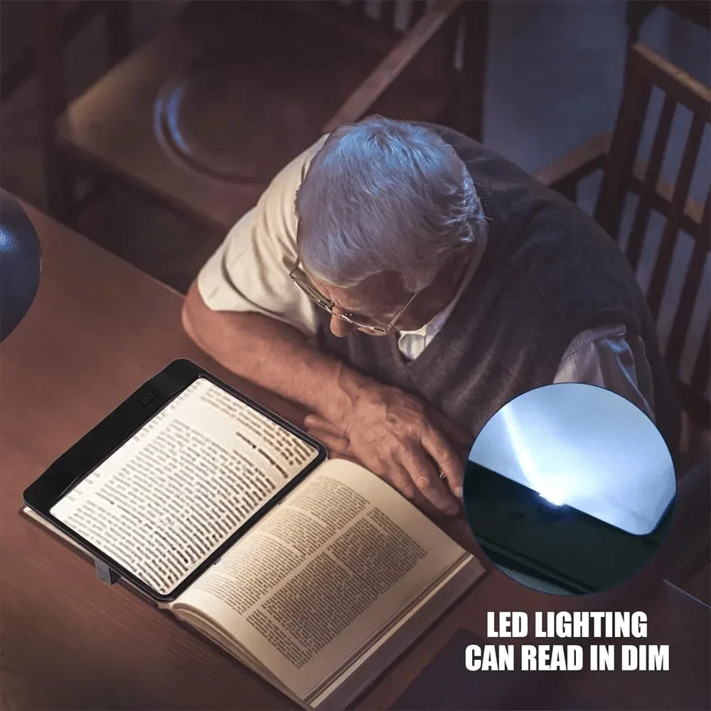 Reading Magnifier 3X With Built-In LED Light
