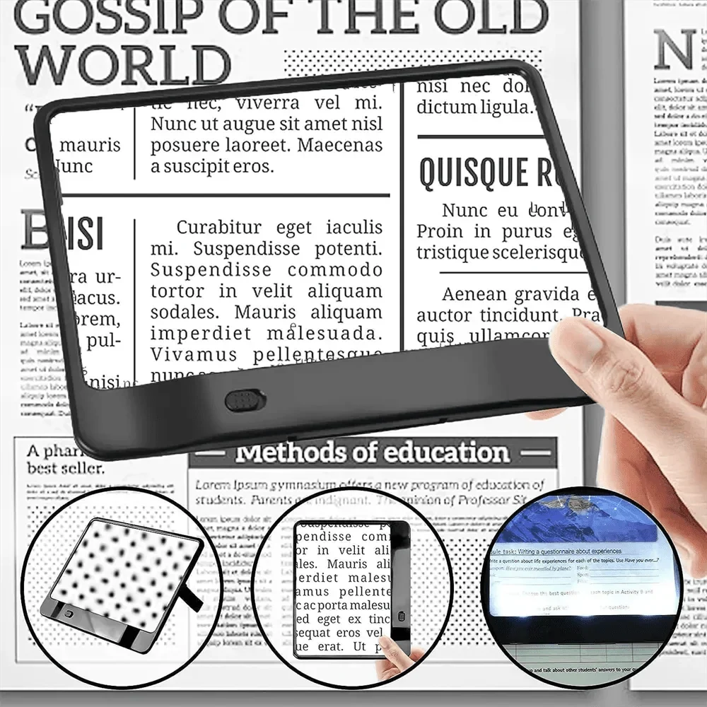 Reading Magnifier 3X With Built-In LED Light