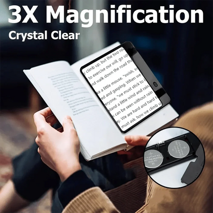Reading Magnifier 3X With Built-In LED Light
