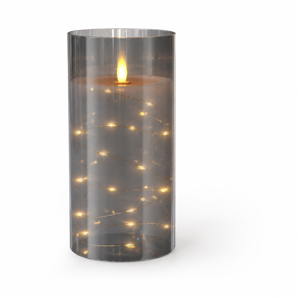 Realistic Flameless LED Candle With Remote And Timer