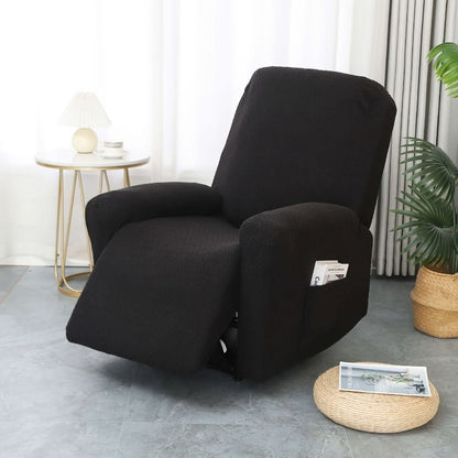 Recliner Cover Microfiber Tailored Fit Side Pocket