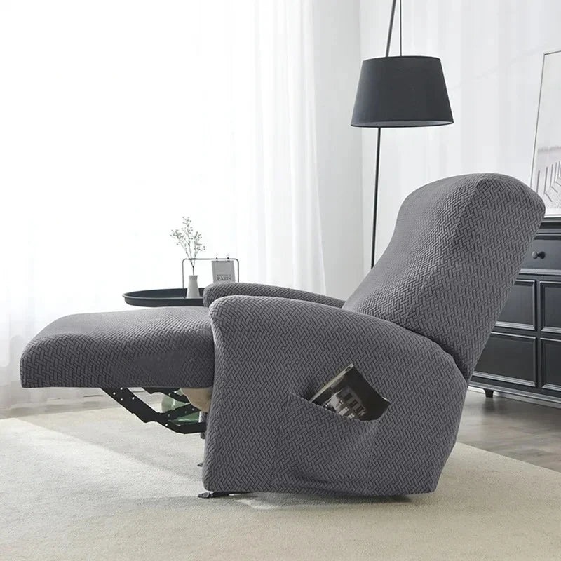Recliner Cover Microfiber Tailored Fit Side Pocket
