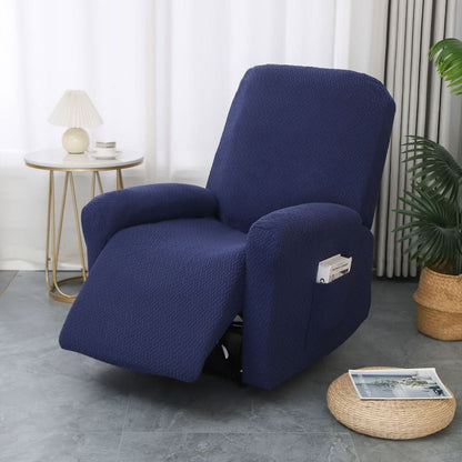 Recliner Cover Microfiber Tailored Fit Side Pocket