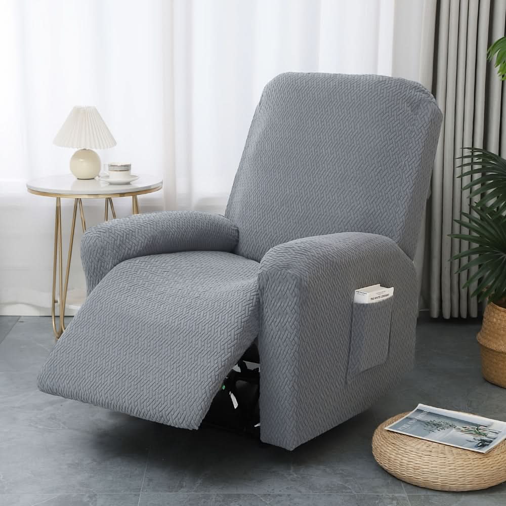 Recliner Cover Microfiber Tailored Fit Side Pocket