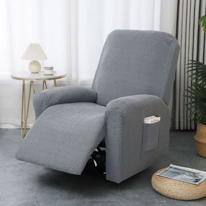 Recliner Cover Microfiber Tailored Fit Side Pocket
