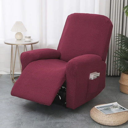 Recliner Cover Microfiber Tailored Fit Side Pocket