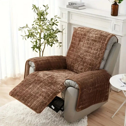 Recliner Cover Quilted Microfiber Non-Slip Fit
