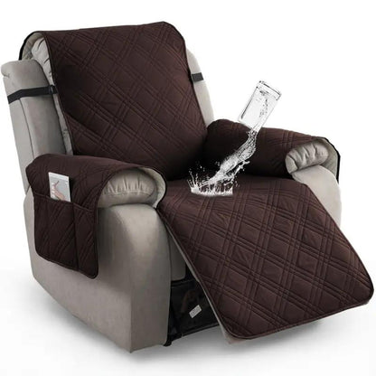 Recliner Slipcover Waterproof Quilted Microfiber Non-Slip Fit