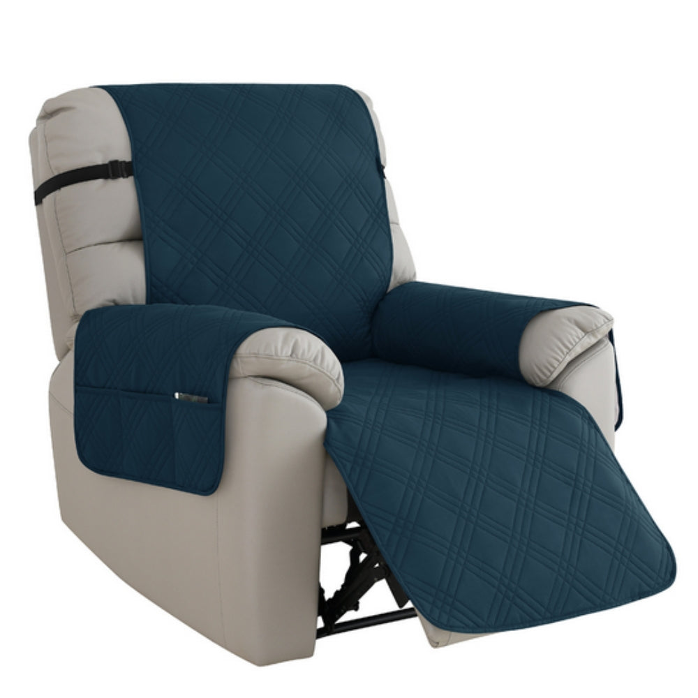 Recliner Slipcover Waterproof Quilted Microfiber Non-Slip Fit