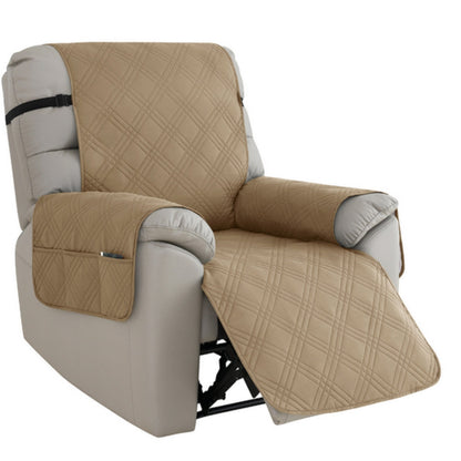 Recliner Slipcover Waterproof Quilted Microfiber Non-Slip Fit