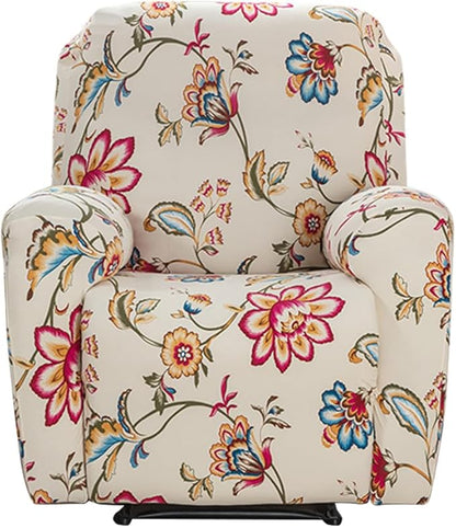 Recliner Sofa Cover Elastic Fit & Side Pockets