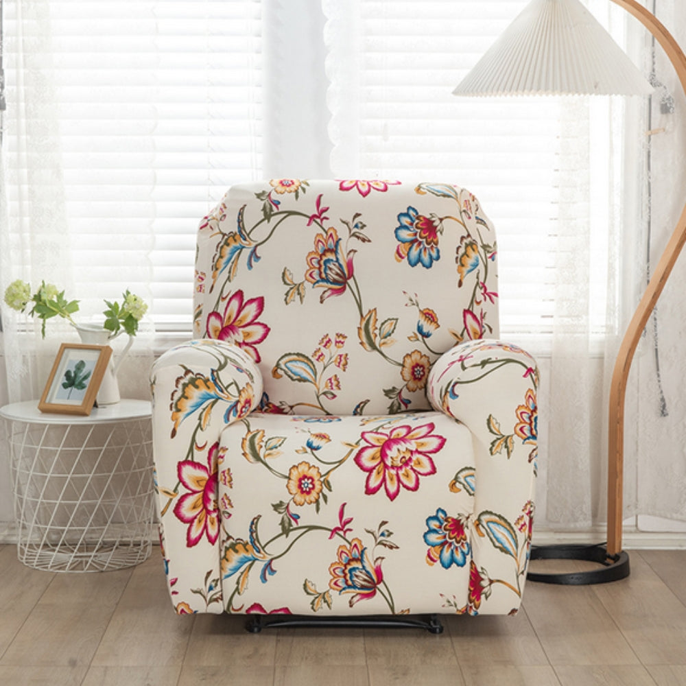 Recliner Sofa Cover Elastic Fit & Side Pockets