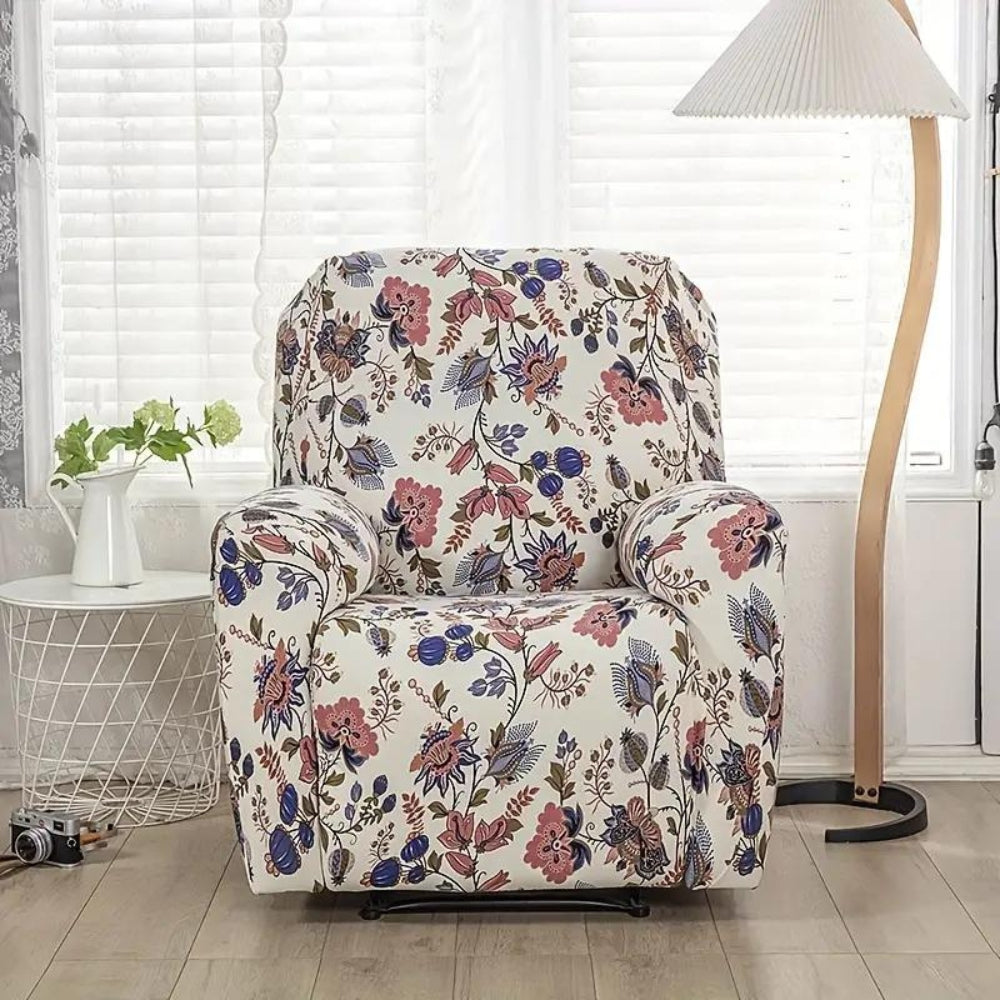 Recliner Sofa Cover Elastic Fit & Side Pockets