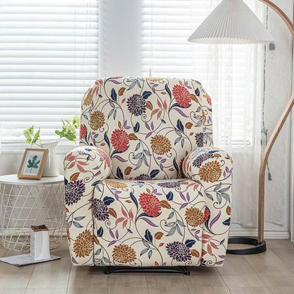 Recliner Sofa Cover Elastic Fit & Side Pockets