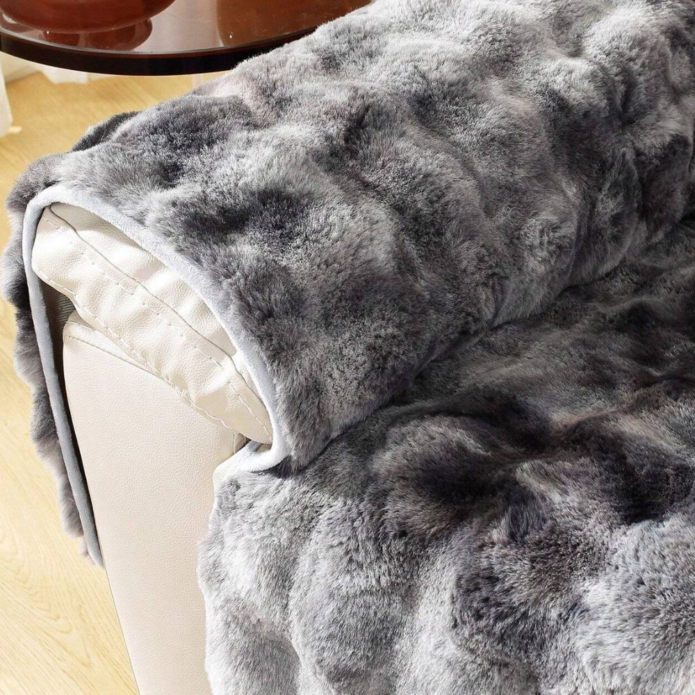 Recliner Sofa Cover Plush Microfiber Non-Slip Set of Four