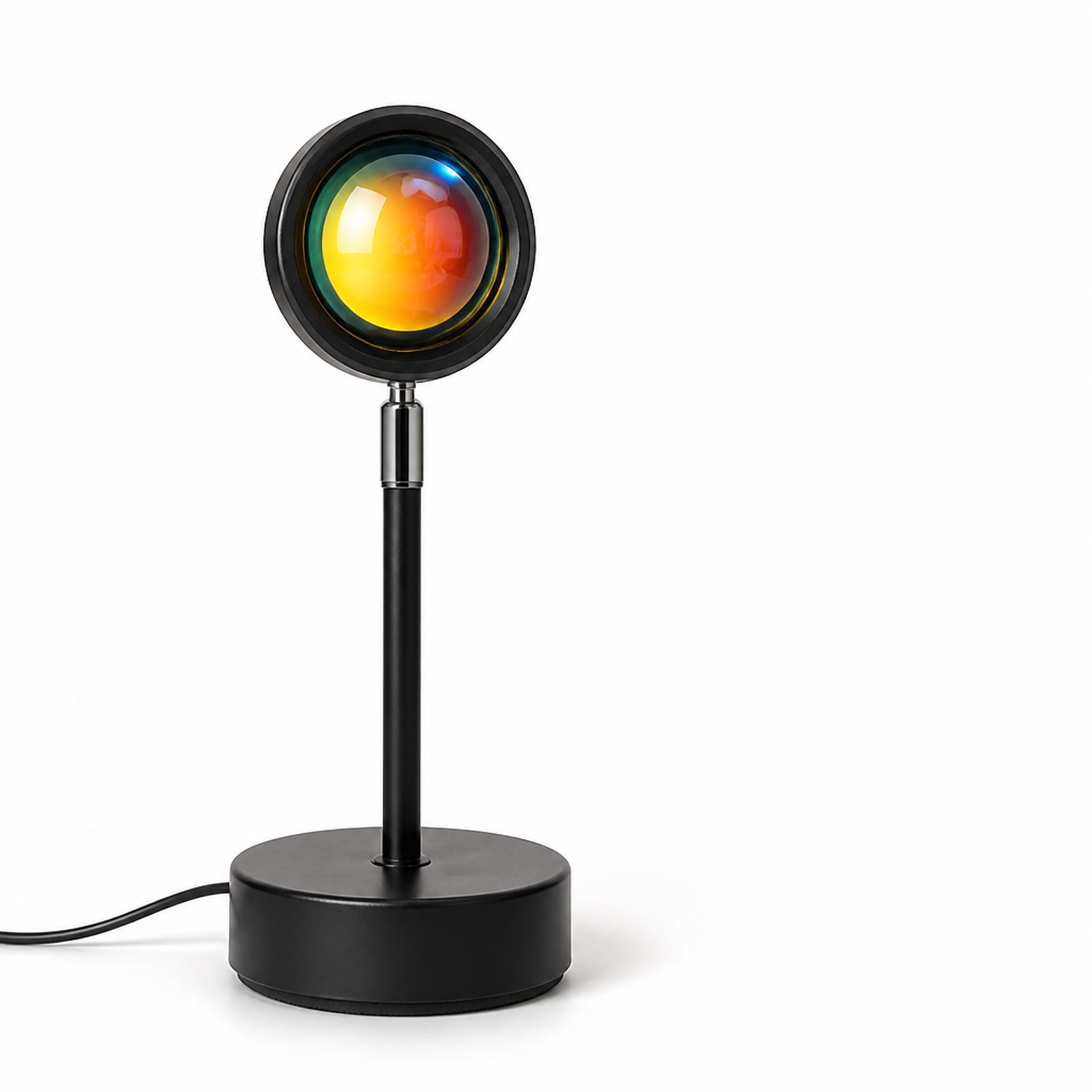 Remote-Controlled USB-Powered 16-Color LED Projector Lamp