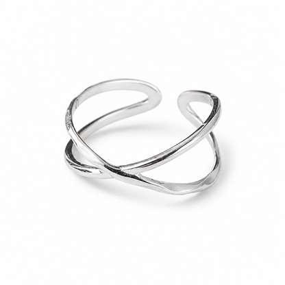 Ring Adjustable Sterling Silver Hypoallergenic