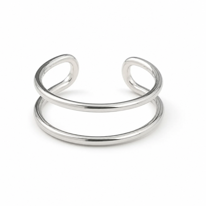 Ring Adjustable Sterling Silver Hypoallergenic