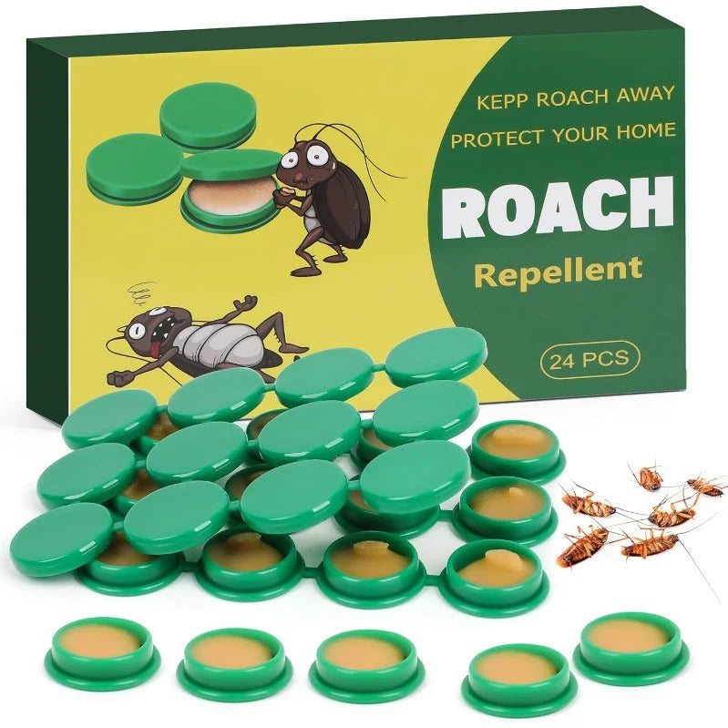Roach Bait Discs Enclosed Odorless Boric Acid
