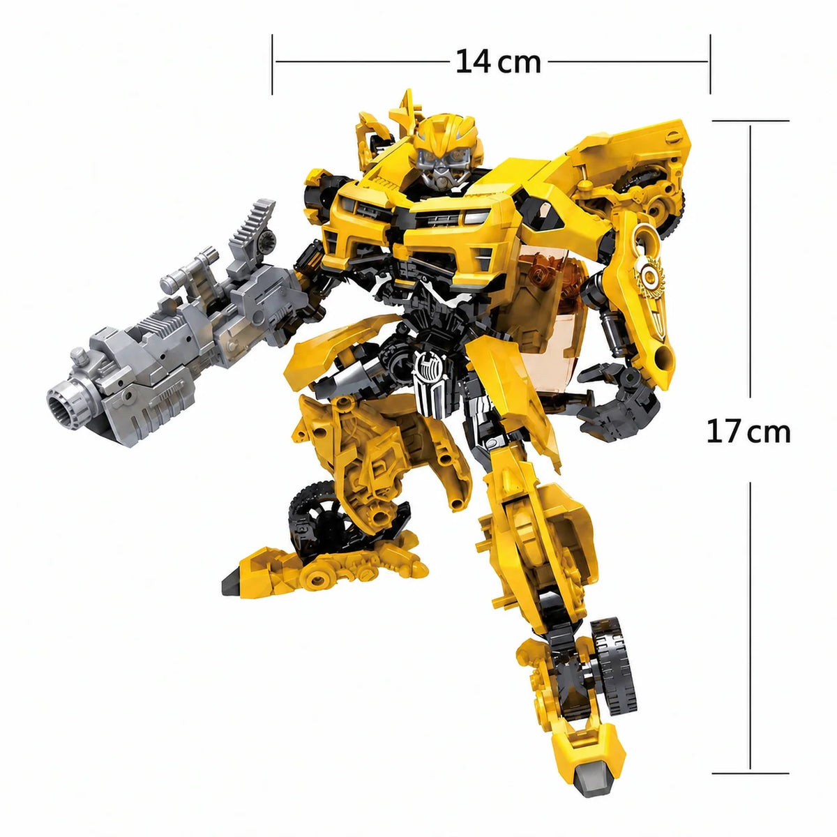 Robot Action Figure Transformable Vehicle Mode Plastic, Ages 5+