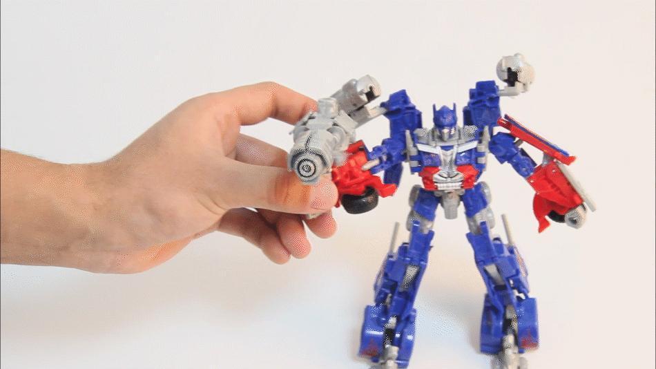 Robot Action Figure Transforming Vehicle Mode Flexible Joints