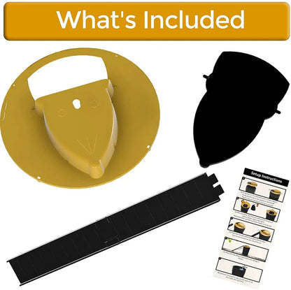 Rodent Trap Enclosed Reusable Counterweighted Plank