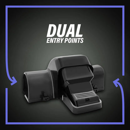 Rodent Trap Enclosed Snap Mechanism Hands-Free Setup