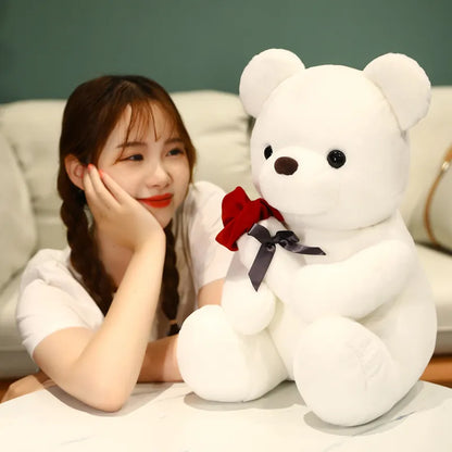 Rose Teddy Bear Artificial Roses No Maintenance