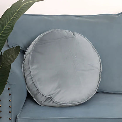 Round Cushion Velvet Plush Fill 20 Inch