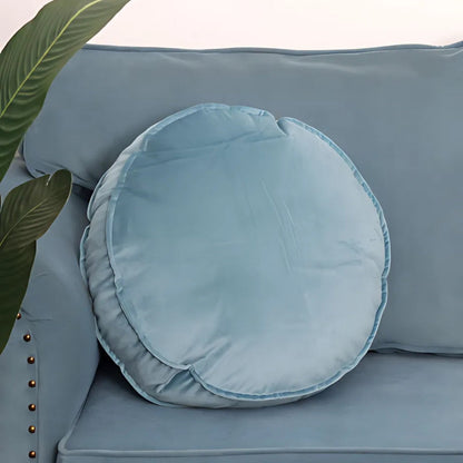 Round Cushion Velvet Plush Fill 20 Inch