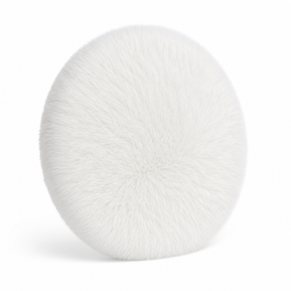 Round Rug High Plush Pile Machine Woven