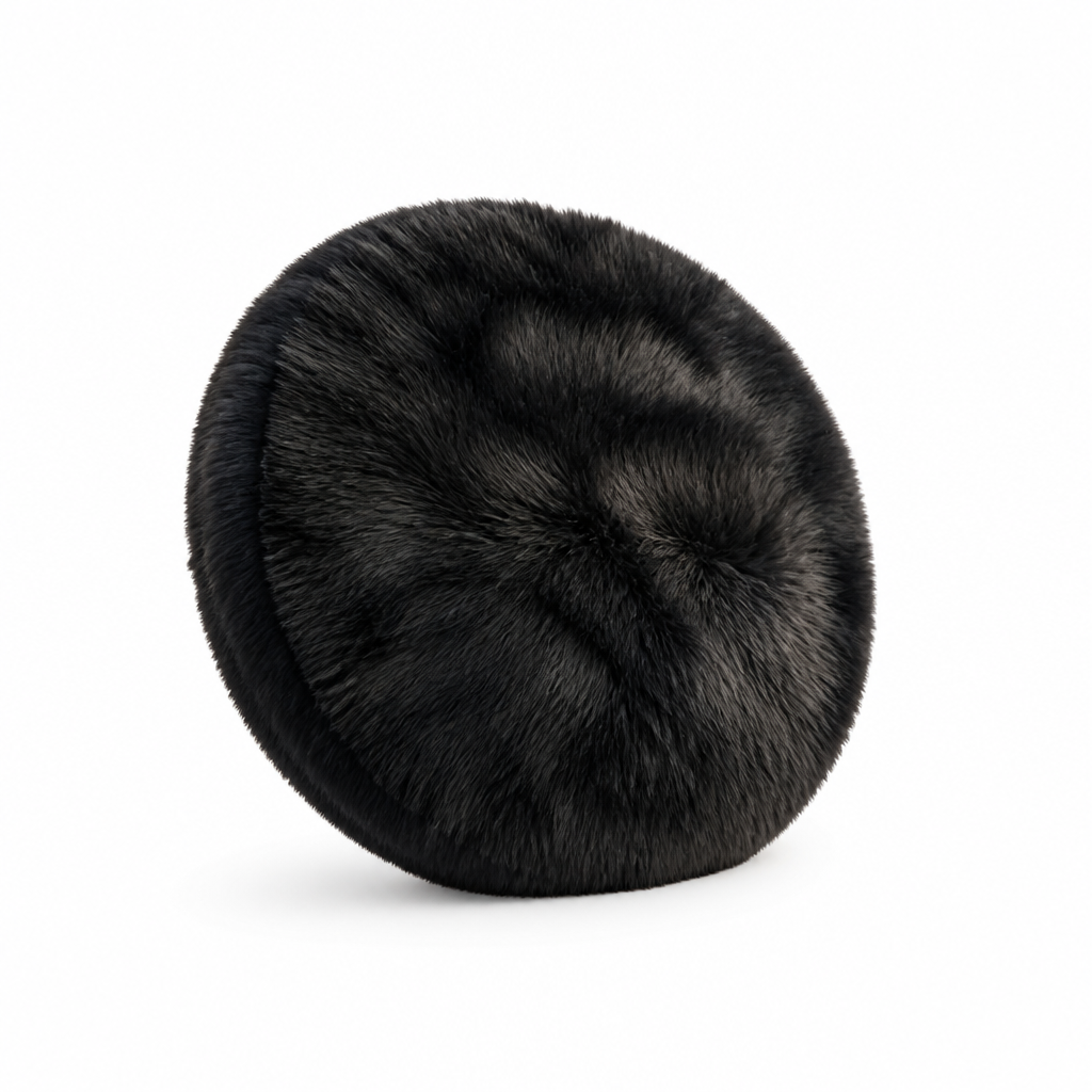 Round Rug High Plush Pile Machine Woven