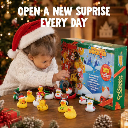 Rubber Duck Advent Calendar 24 Collectible Floating Bath Toys