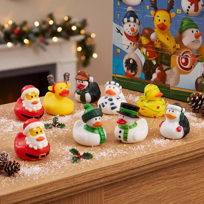 Rubber Duck Advent Calendar 24 Collectible Floating Bath Toys