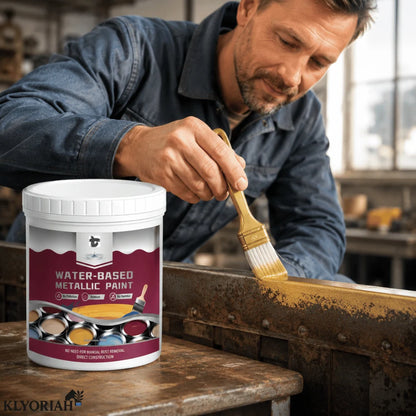 Rust Converter Paint One-Coat Metallic Finish
