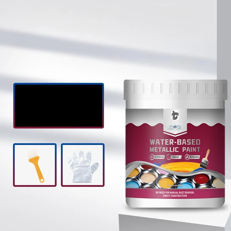Rust Converter Paint One-Coat Metallic Finish
