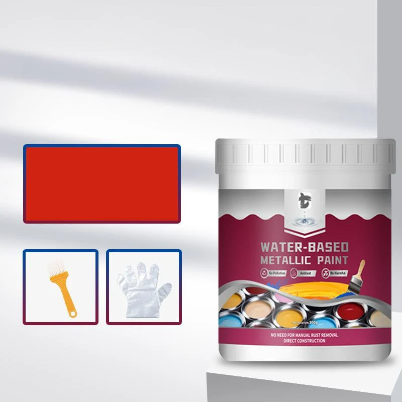 Rust Converter Paint One-Coat Metallic Finish