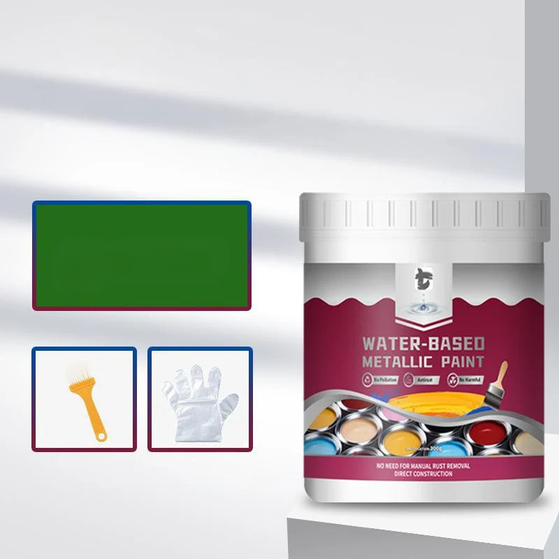 Rust Converter Paint One-Coat Metallic Finish