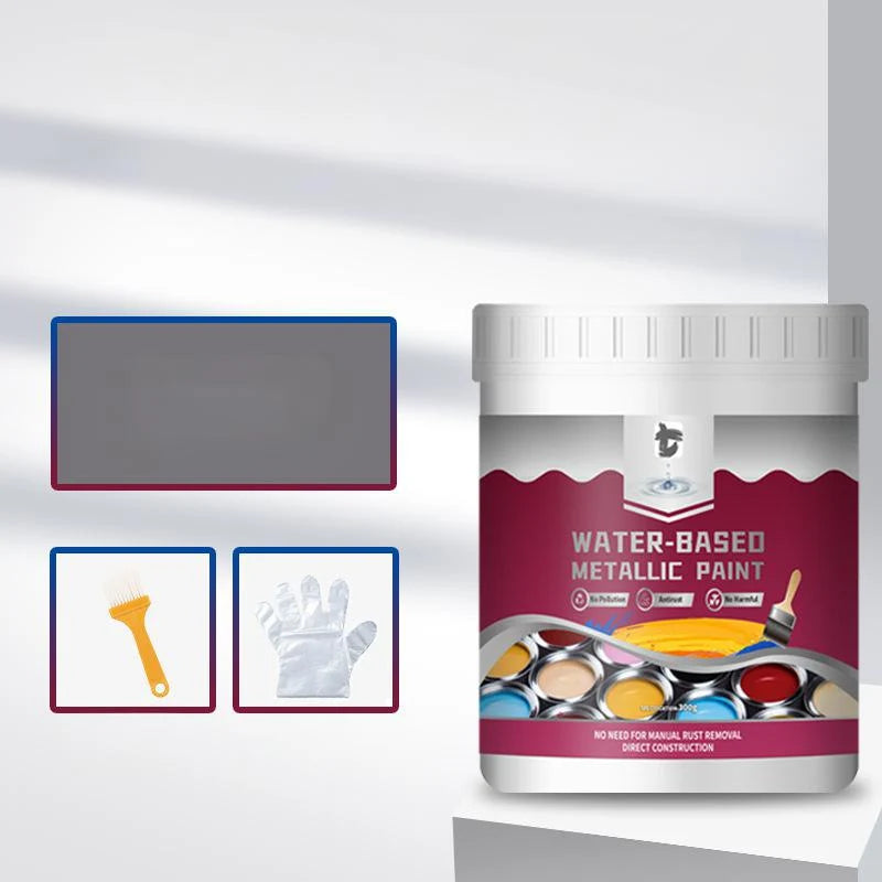 Rust Converter Paint One-Coat Metallic Finish