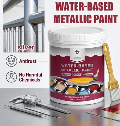 Rust Converter Paint One-Coat Metallic Finish