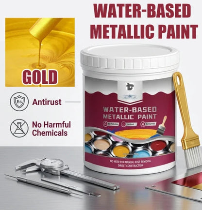 Rust Converter Paint One-Coat Metallic Finish