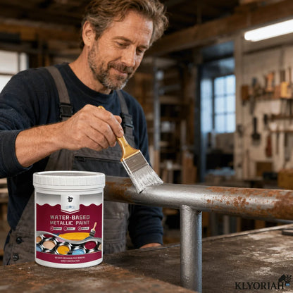 Rust Converter Paint One-Coat Metallic Finish