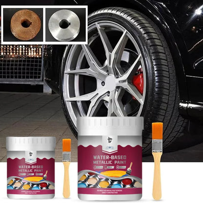Rust Converter Paint One-Coat Metallic Finish
