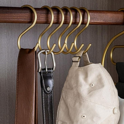 S-Hook Clothes Hangers Heavy-Duty Space-Saving Set of 3