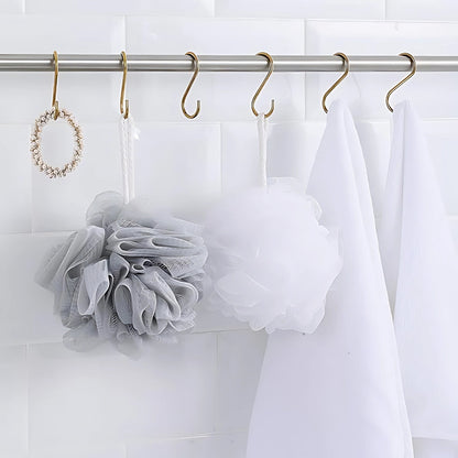 S-Hook Clothes Hangers Heavy-Duty Space-Saving Set of 3