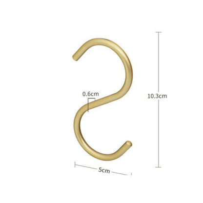 S-Hook Clothes Hangers Heavy-Duty Space-Saving Set of 3