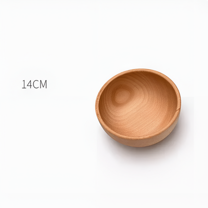 Salad Bowl Handcrafted Beech Wood Heat & Stain Resistant