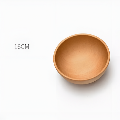 Salad Bowl Handcrafted Beech Wood Heat & Stain Resistant