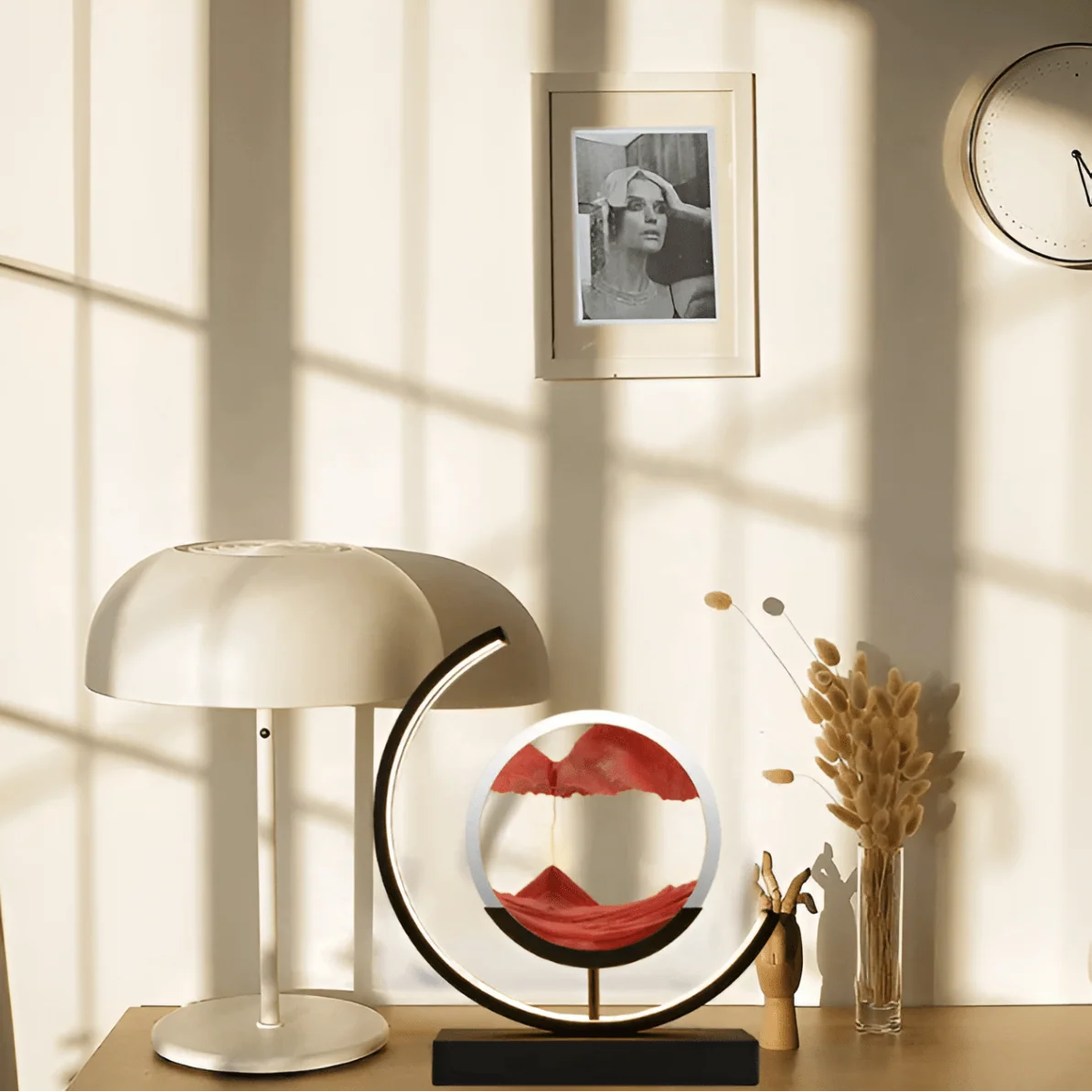 Sand Lamp Flowing Sand Dimmable Three-Tone Light